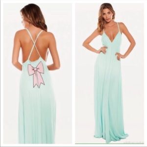 WILDFOX PINK BOW MARILYN DRESS